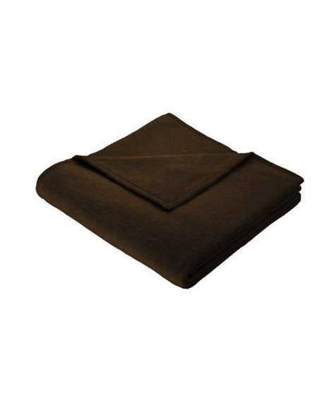 Bocasa 150 x 200 cm Biederlack Orion Cotton Blanket Throw, Dark Brown
