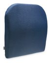 Tempur lumbar cushion, adjustable height, blue, size: 36 cm x 36 cm x 7 cm