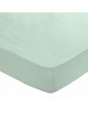 Catherine Lansfield Easy Iron Percale Combed Double Fitted Sheet Duck Egg Blue
