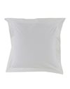 Essix Royal Line Rectangular Pillowcase Cotton Percale, pearl grey, 65 x 65 cm