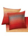 Kleine Wolke Chicago Bed Linen Set, mako satin, Red Cotton, red, 135 cm x 200 cm