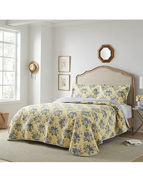Laura Ashley Linley Quilt Set, King