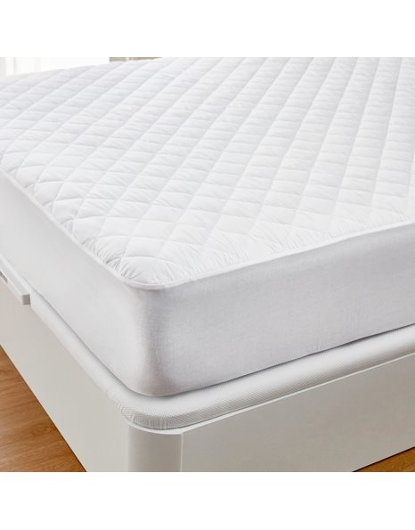 Pikolin Home Padded Mattress Protector, Breathable Letto 90-90 x 190/200 cm Bianco