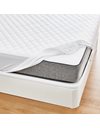 Pikolin Home Padded Mattress Protector, Breathable Letto 90-90 x 190/200 cm Bianco
