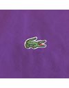 Lacoste Percale Solid Sheet, Plum, Full