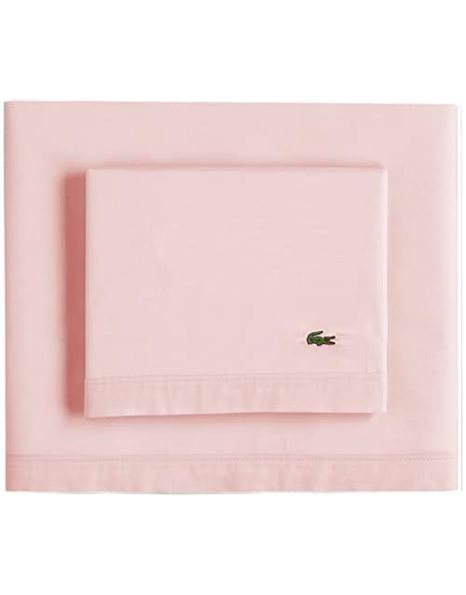 Lacoste Sheet Set, Iced Pink, Twin