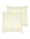 De Witte Lietaer Combed Cotton Pillowcase, Ivory, 60 x 60 cm