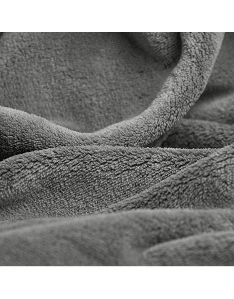 CelinaTex Fluffy Blanket 150 x 200 cm Grey Sofa Blanket Soft Microfibre Fleece Oeko-TEX TV Blanket
