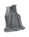 CelinaTex Fluffy Blanket 150 x 200 cm Silver Grey Sofa Blanket Soft Microfibre Fleece Oeko-TEX TV Blanket