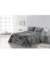 VIALMAN Lightweight Bedspread Sofia 30 Single Bed | Quilt Coverlet Colour Charcoal | Quilt size 200 x 270 cm, Bedspread Bed & Sofa Throw Charcoal