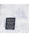 Nautica - King Size Sheets, Cotton Percale Bedding Set, Crisp & Cool, Coastal Home Decor (Whitewood Sail Blue, King)