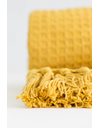 Emma Barclay Honeycomb Throw 50 x 60 Ochre, 100% Cotton, 50x60 (127x152cm), HONE5060OCH