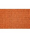 Emma Barclay Honeycomb - Recycled Cotton Plain Waffle Textured Chair Sofa Setee Throw Over Blanket in Orange - 90x100 (228x254cm)