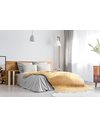 Emma Barclay Casablanca - Scandi Woven Recycled Cotton Chair Sofa Setee Bed Throw Over Blanket in Ochre - 50x60 (127x152cm)