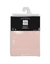 Douceur dInterieur Percaline Flat Sheet for 1 Person 180 x 290 cm Anthracite, Pink, 180 x 290 CM