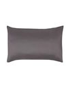 Sleepdown Housewife 2 Pillowcases Super Soft Plain Dye Pair Pack Thermal Warm Cosy Pillow Cover - 50cm x 75cm - Grey