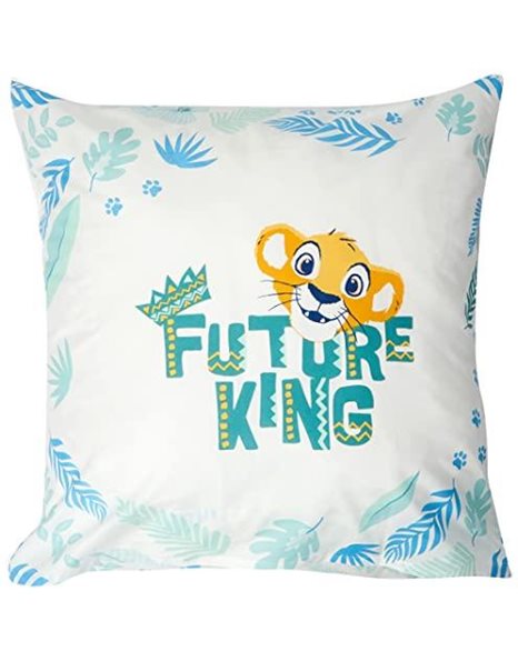 King Lion Bedding Set Duvet Cover 140 x 200 cm + Pillowcase 63 x 63 cm 100% Cotton Jungle