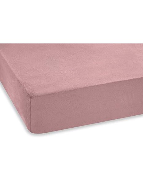 SETEX Fitted Sheet, Antique Pink, 200 x 200 cm