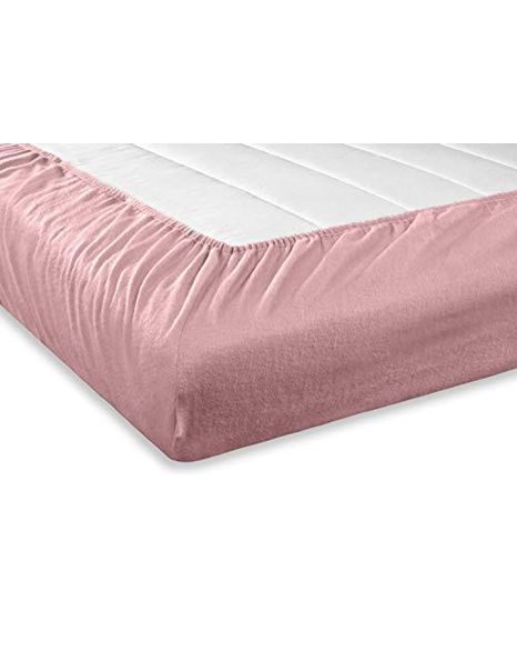 SETEX Fitted Sheet, Antique Pink, 200 x 200 cm