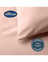 Silentnight Supersoft Collection Pink Duvet Cover Set. Super Soft and Snuggly Easy Care Duvet Cover Quilt Bedding Set - Single (135cm x 200cm) + 1 Matching Pillowcase