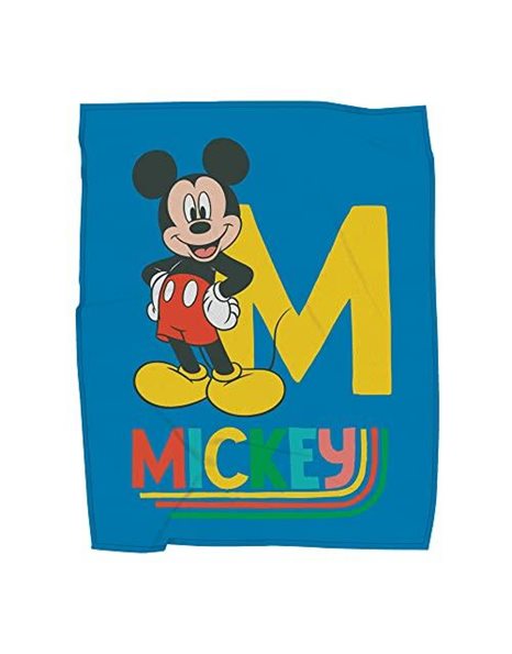CTI Disney Mickey Good Day Printed Fleece Blanket 125 x 150 cm