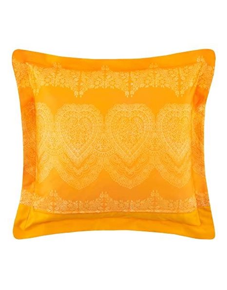 Bassetti Pillowcase to bed linen, 100% cotton satin (110 threads per cm²), mandarin, 40x40 cm