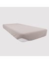 Soleil docre, Jersey Fitted Sheet, Cotton, Ecru, 140 x 190 cm