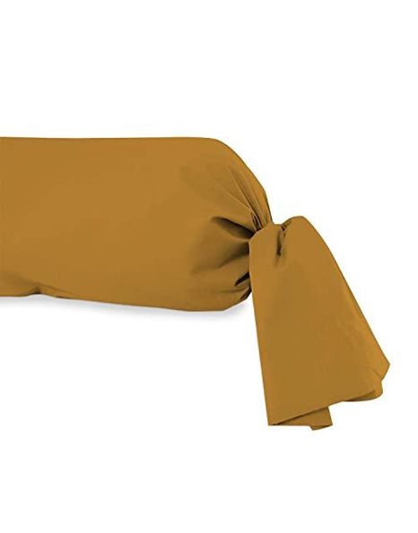 Soleil docre, Bolster Case, 57 Thread Count, Cotton, Yellow, 45 x 185 cm