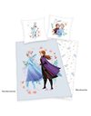 Herding Disneys Frozen Bedding Set, Pillowcase 80 x 80 cm, Duvet Cover 135 x 200 cm, With Button Closure, 100% Cotton/Flannel, Multicoloured