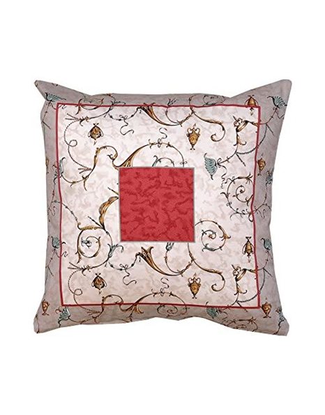 Bassetti OPLONTIS Cushion Cover for TW, Cotton, Red, 40 x 40 cm