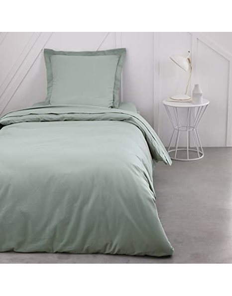 TODAY Essential Fitted Sheet 90 x 190 cm Single 100% Cotton Plain