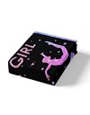 Gymnastics Duvet Cover 200 x 200 cm for Children Teens Women, Tie Dye Bedding Set, Purple Pink Bedding Set, Gymnastics Lovers Glitter Sparkle Duvet Cover, 3 Pieces