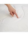 Relaxdays Duvet Set with Pillow, 135x200 & 80x80 cm, Oeko-Tex Standard 100, Polyester, All-Season Quilt, Washable, White, 135 x 200 cm