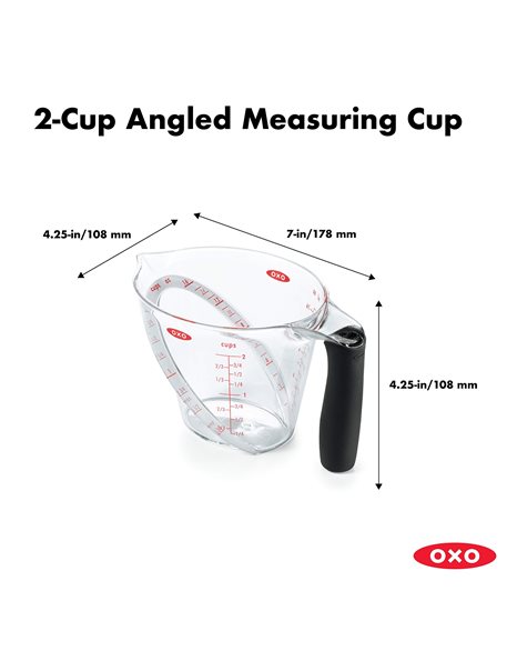 OXO Good Grips Angled Measuring Jug, 500 ml