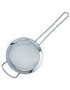Grunwerg ST-3006 Fine Mesh Strainer with Polished Rim And Handle, Silver, 6-Inch, 15cm Diameter