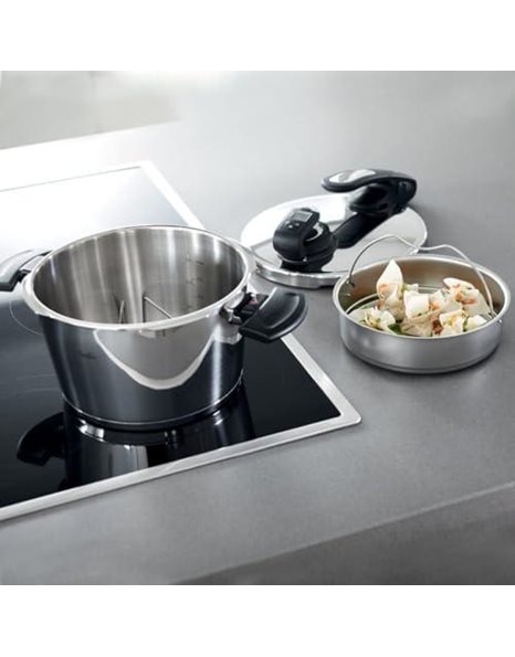 Fissler Vivavit / Pressure Cooker Accessory Insert 610-300-00-820/0, Cooking Insert For Pressure Cookers, Including Tripod (22 cm)