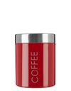 Premier Housewares Coffee Canister - Red, H13 x W10 x D10cm