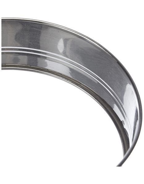 De Buyer 4605.21 4 x Interchangeable Grey Stainless Steel Mesh Sieves 0.5/1/2/3 mm, Diameter 21 cm