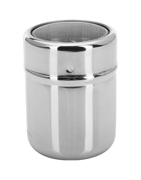Westmark Powdered Sugar Shaker, With Freshness Lid, Volume: Approximately 80 - 100 Gr, Plastic/Stainless Steel, Silver/Transparent, 69502260