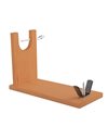 Quid Holder Metal Hoop with Wooden Stand, Crank for Fixing ham, Wood, Multicoloured, 44,5x18 cm-altura 33 cm