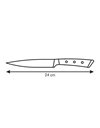Tescoma Utility Knife Cm 13 Azza, Assorted, 13 cm