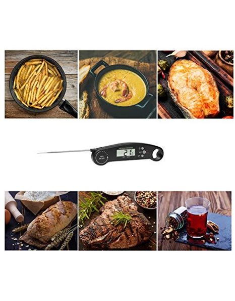 TFA Dostmann 01 Digital Kitchen, 30.1061, Stainless Steel Probe, Meat Thermometer, Perfect for Cooking, BBQ, Baby Food, Bottle Opener, Plastic