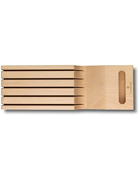 Victorinox, 7.7065.1 Storage + Cutting Boards, Drawer Knife Holder with Elegant Wooden Handle, Beech