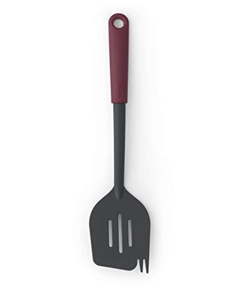 Brabantia 122781 Tasty+ Spatula Plus Fork, Aubergine Red