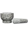 Zeller 24505 Mortar and Pestle Set, Granite, Grey, 9 x 9 x 6.5 cm 2 Units