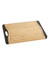 Wenko 53061100 Non-Slip Bamboo Chopping Board, M, Bamboo, 33 x 23 x 1.5 cm, Brown