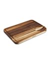 Cole & Mason H722129 Berden Carving Board, Meat Chopping Board/Cutting Board, Acacia Wood, (L) 467 mm x (W) 347 mm x (D) 29 mm, Not Suitable for The Dishwasher