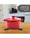 Westmark Foldable Trivet – practical trivet to put hot pots and bowls on, for camping or at home – O 22 cm silicone, PA