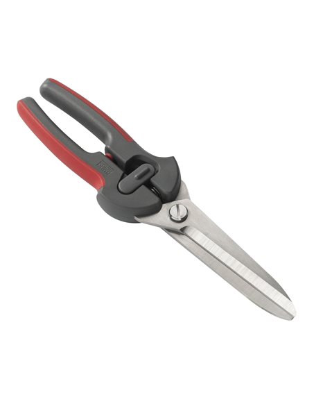 Kuhn Rikon Self-Sharpening Power Pro Precision Shears with Stainless Steel Blades and Lock Mechanism. Scissors for Left and Right-Handed Users. Great for Cutting Food, Cardboard, Flowers, Twigs, Wire