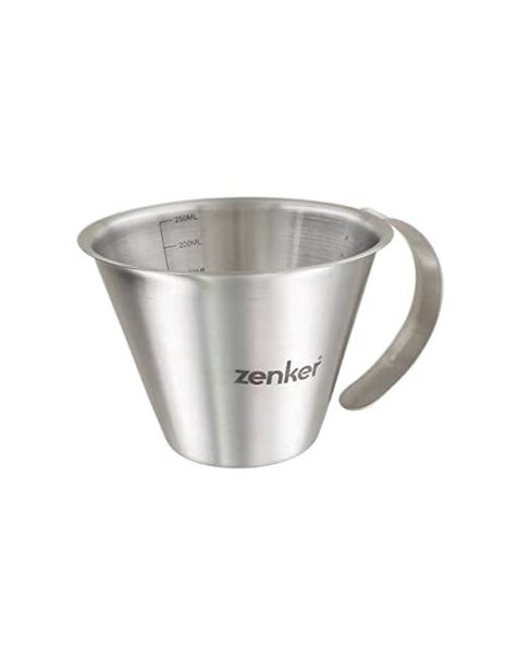Zenker 44991 Measuring Jug 250 ml Stainless Steel